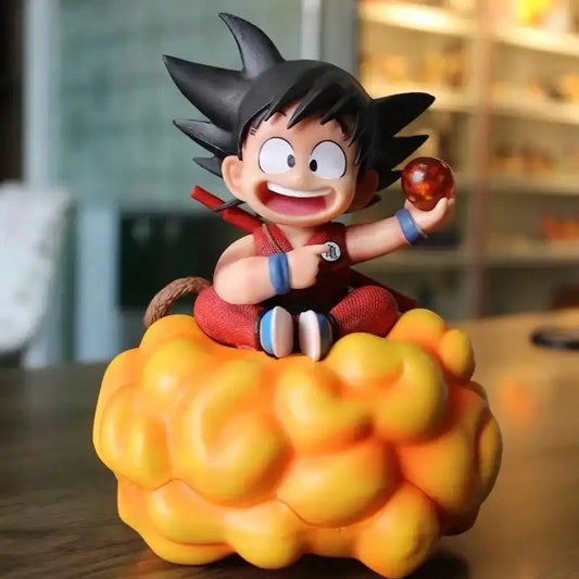 Kid Goku on Nimbus